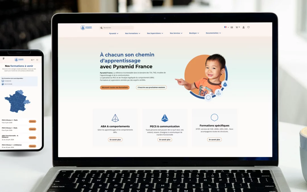 Pyramid PECS France 2026 Site Rebrand